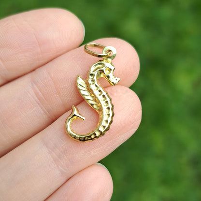 Pre-owned 9ct Gold Seahorse Charm