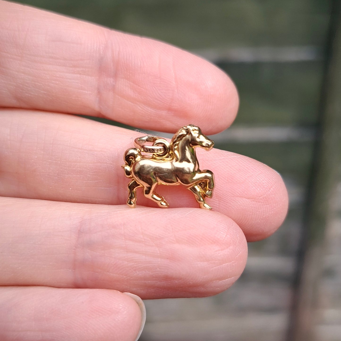 9ct Gold Horse Charm