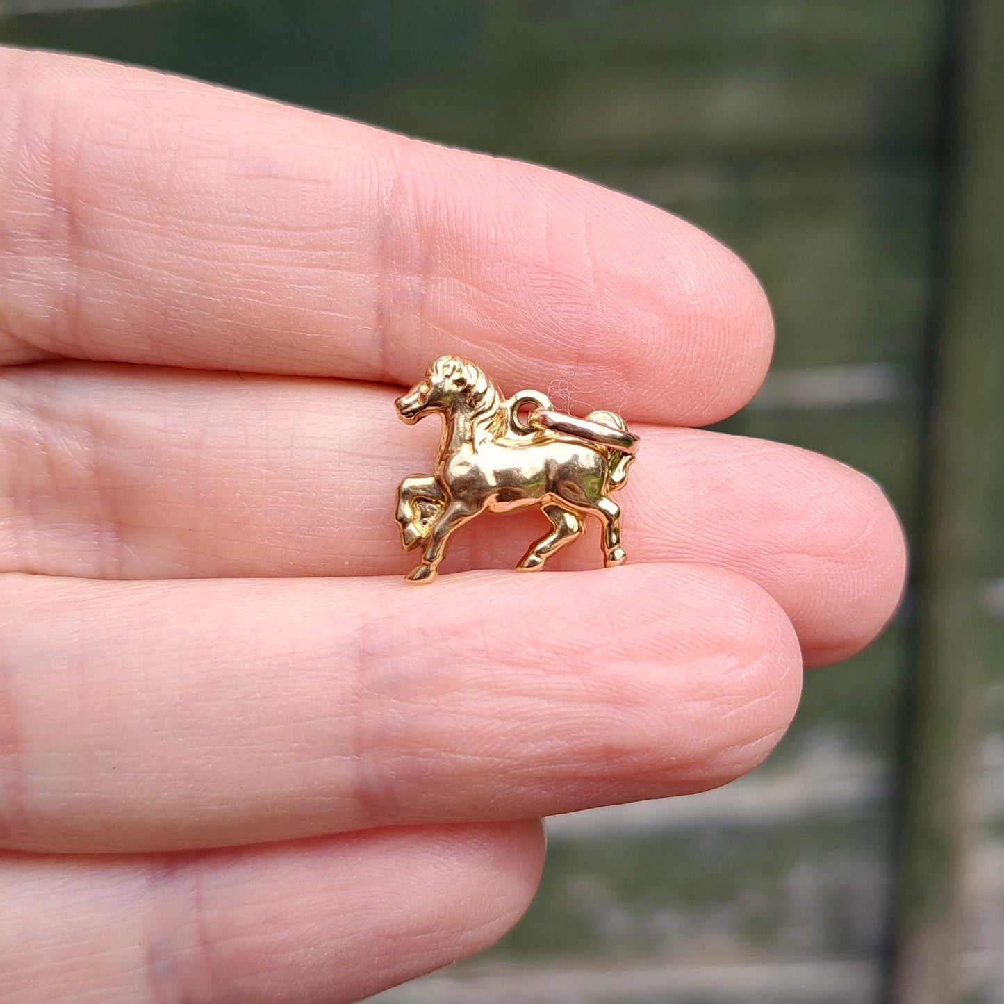 9ct Gold Horse Charm