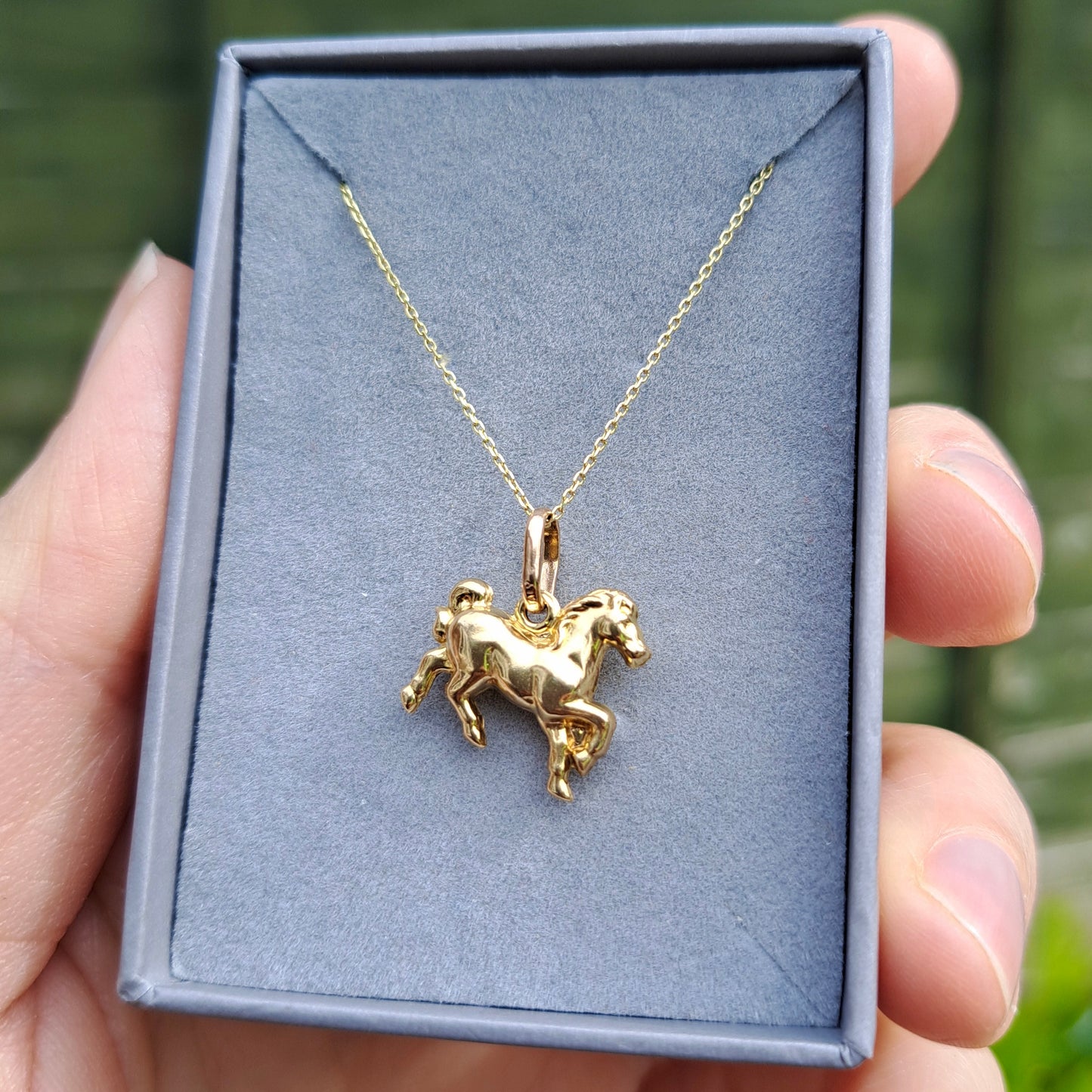 9ct Gold Horse Charm